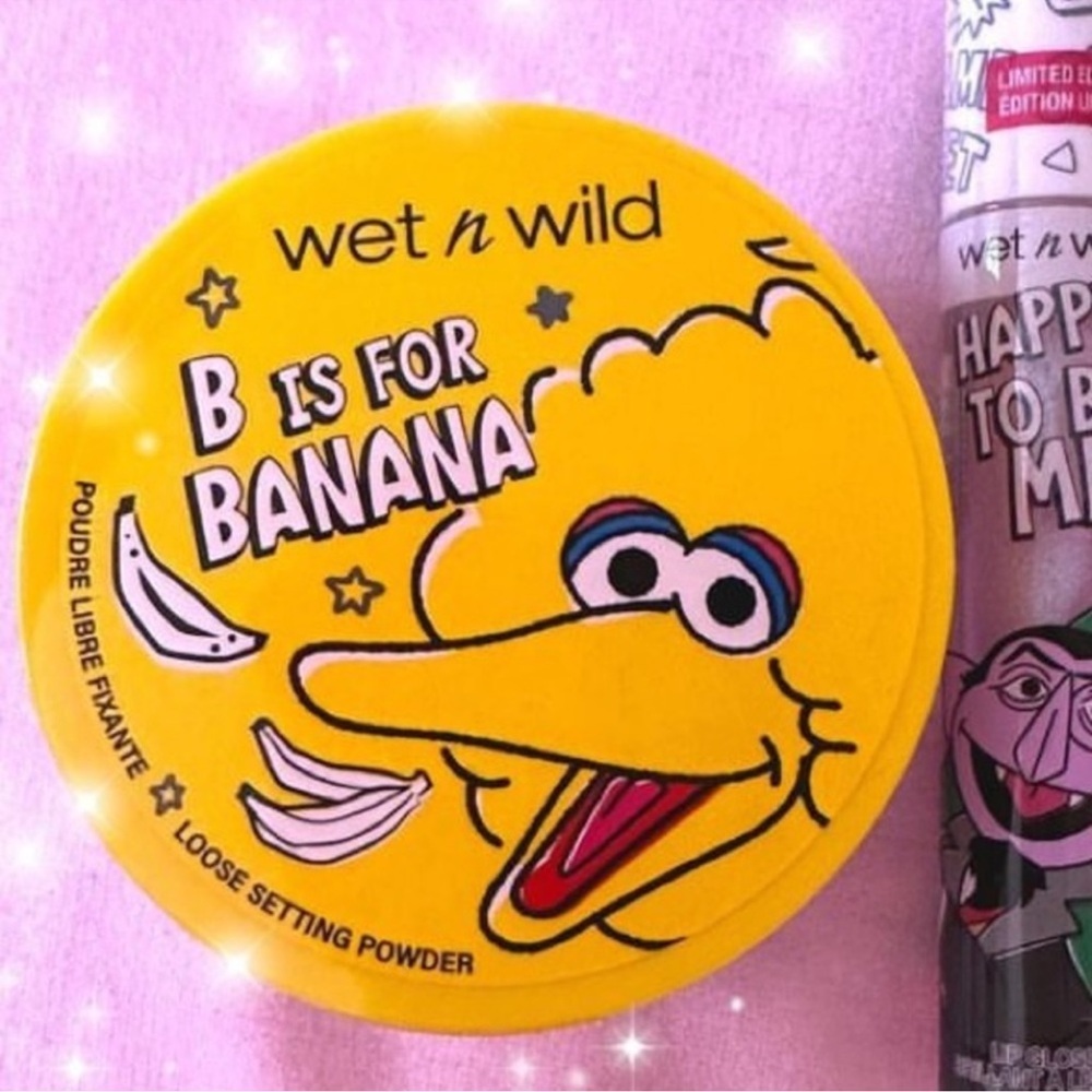 NEW Wet n Wild x Sesame Street Loose Banana Powder B is for Bananas SEALED